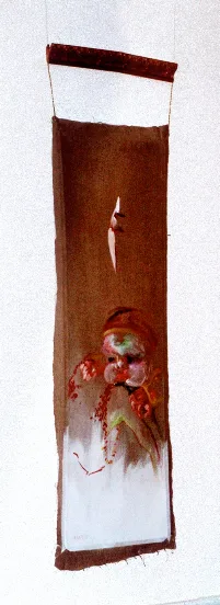 Rückwand — goldenes Stechpalmenblattornament