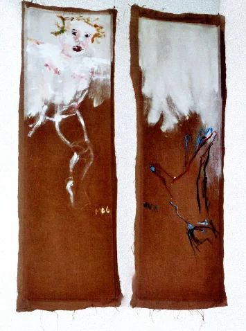 Rückwand — Diptychon, freigegebenes Kind